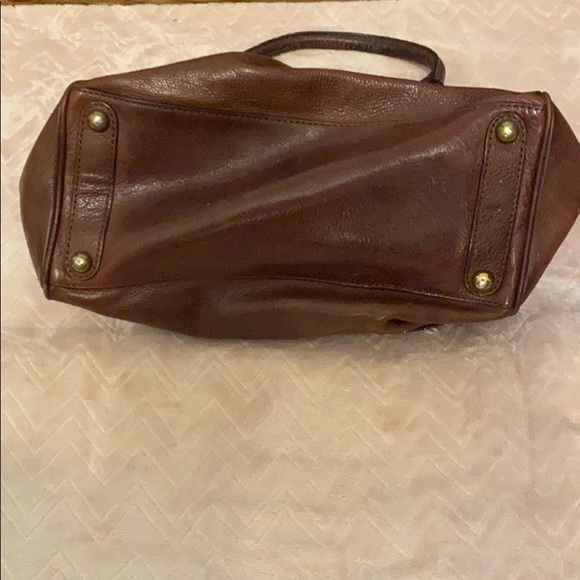 Banana Republic Cognac Leather Handbag - Picture 2 of 6